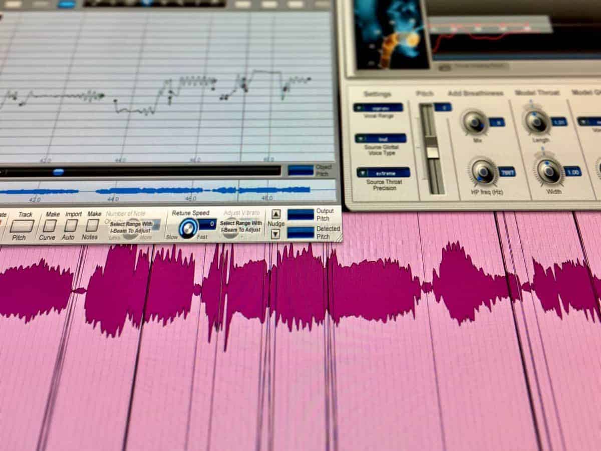 vocal tuning and editing vocal tuning and editing