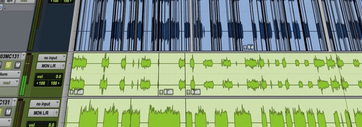 Audiobook editing mixing