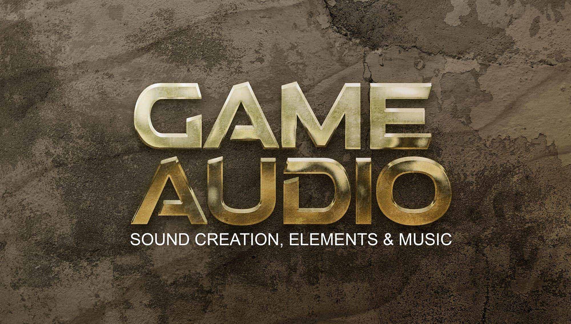 GAME AUDIO 3 GAME AUDIO 3