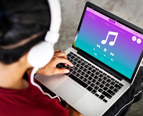 online music social media