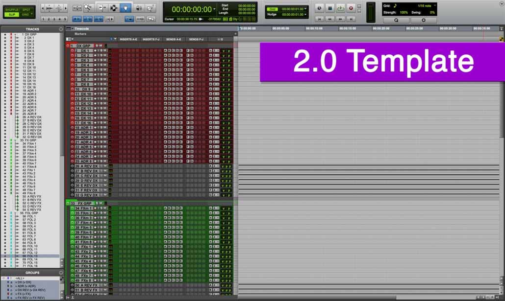Noisy Post 2.0 Pro Tools Template