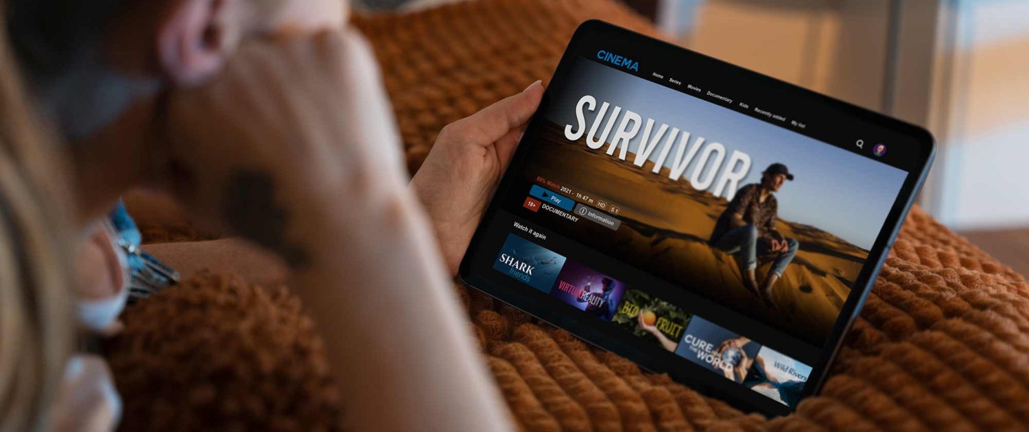 OTT watching movie streaming service