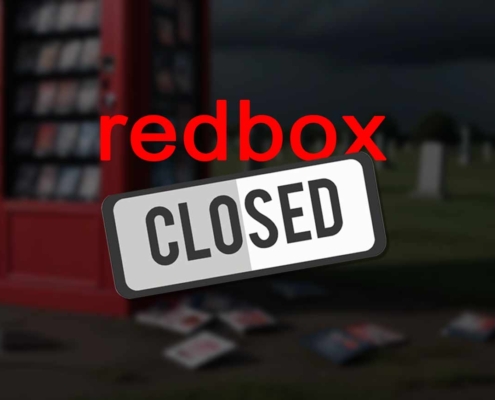 RedBox kiosk closed