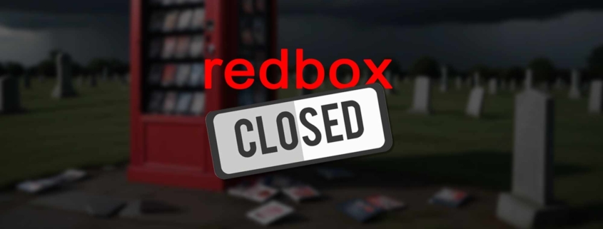 RedBox kiosk closed RedBox kiosk closed