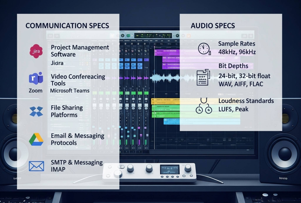 Audio post specs and team communication