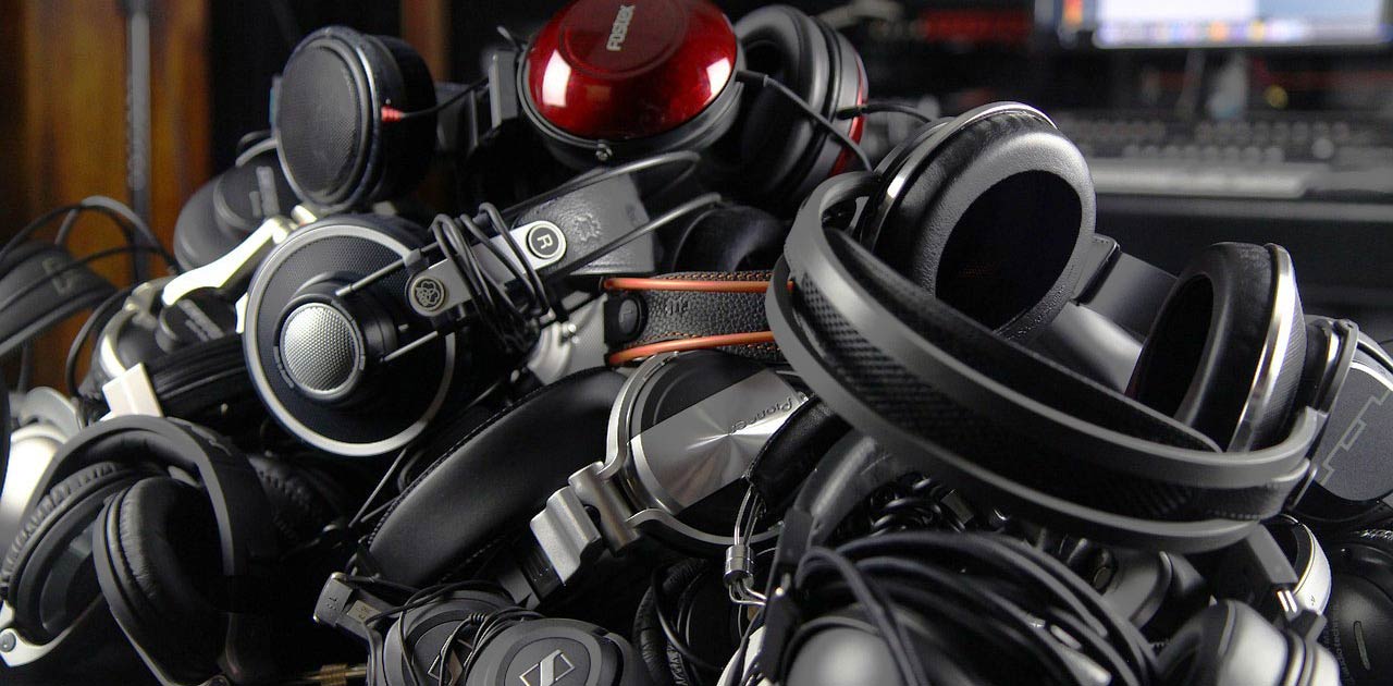 Pile of Headphones
