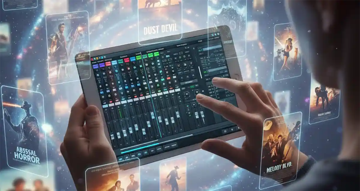audio_mixing_movies_tablet Audio mixing movies on tablet