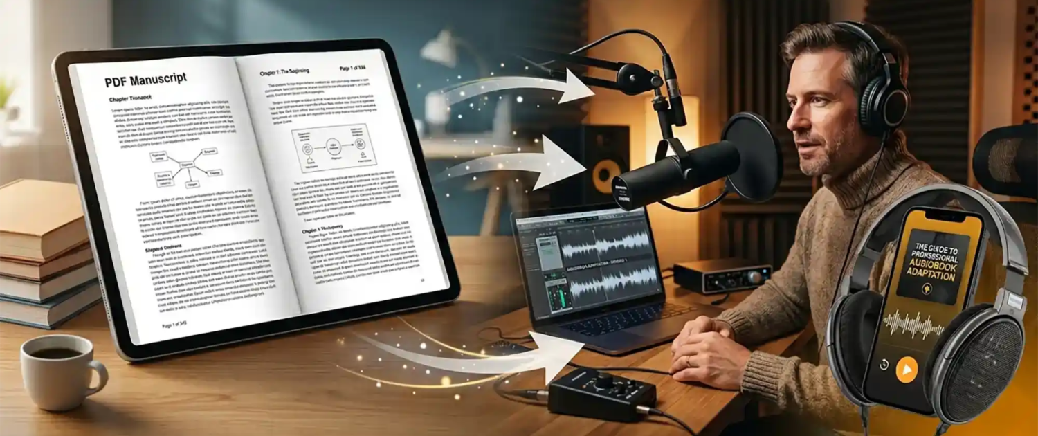PDF manuscript audiobook TSS adaption