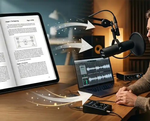 PDF manuscript audiobook TSS adaption