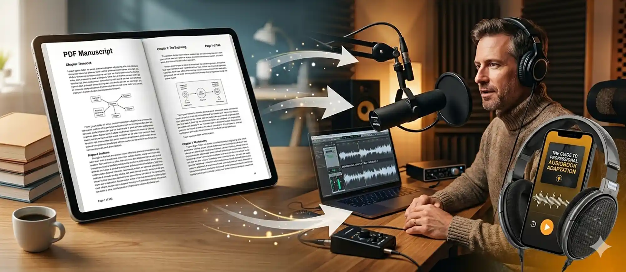 PDF manuscript audiobook TSS adaption